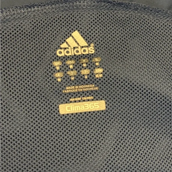 Adidas Clima365 Response Windbreaker Jacket Blue Full Zip Running Mens M - Picture 2 of 11